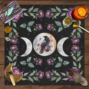 <span class=keywords><strong>Tovaglia</strong></span> <span class=keywords><strong>per</strong></span> Tarocchi all'Ingrosso 75*75CM, Panno Decorativo <span class=keywords><strong>per</strong></span> Giochi <span class=keywords><strong>da</strong></span> <span class=keywords><strong>Tavolo</strong></span>, Mandala con Fasi Lunari, Fiori e Farfalle, <span class=keywords><strong>Tovaglia</strong></span> <span class=keywords><strong>per</strong></span> Altare - Product Image 5