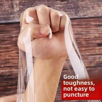Film alimentaire PVC de qualité alimentaire, étanche, extensible, anti-perforation, pour l'emballage de viande et de fruits en supermarché, fournisseur chinois de premier plan