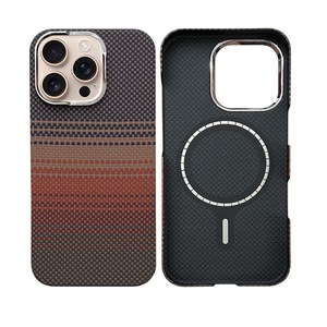 Custodia Protettiva Magnetica Antiurto per iPhone 15/16 Pro <span class=keywords><strong>Max</strong></span> con Supporto per Telefono, Design Tramonto e Alba - Product Image 1