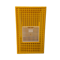 Boîtes à poulet de stockage Caisse pliable durable et légère Poulailler en plastique empilable