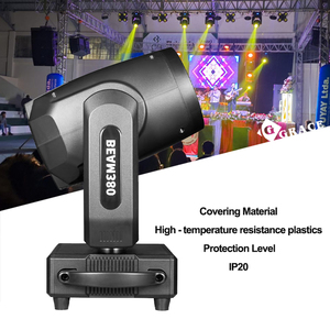 Lyre à <span class=keywords><strong>LED</strong></span> Igracelite 380W 20R avec Anneau Circulaire à <span class=keywords><strong>Effet</strong></span> Arc-en-ciel pour Boîte de Nuit Bar Discothèque Fête - Product Image 2