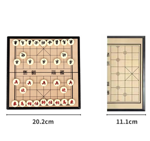 Katlanır mıknatıs satranç masa strateji oyunu katlanabilir kurulu adet manyetik seyahat seti çin satranç <span class=keywords><strong>2</strong></span> oyuncu gençler yetişkinler için - Product Image 6