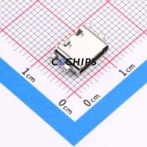 TYPE-C 6P CB1.6(073) USB Connector SMD Connector ( Connector Type: Type-C )( Protocol Standard: USB 3.1 )( Gender: Female ) - Product Image 1