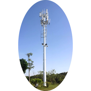 Station de base certifiée ISO 10-30m 5G/4G petite <span class=keywords><strong>tour</strong></span> de communication monopole à vendre - Product Image 6