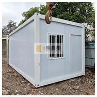 Maison préfabriquée moderne personnalisable de 20 pieds pour extérieur, idéale pour une utilisation comme mini-maison ou pour un coffre de sécurité - Vente en gros