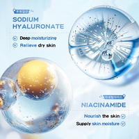 Masque en feuille glacée hydratant et éclaircissant à la fraise SADOER 25mL – Hydrate, soulage la peau sèche, améliore la rugosité – Produit de soin du visage