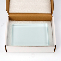 Cadre photo en cristal transparent personnalisable par sublimation, bloc rectangulaire, à poser sur table, pour décoration DIY par presse à chaud