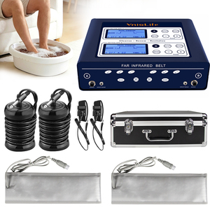 2026 Factory Sale 2 in 1 Dual Detox Ionic Foot Bath Machine LCD Screen <strong>5</strong> Detox Modes Ion Spa Device with Heating Belt Lose Weigh - Product Image 3