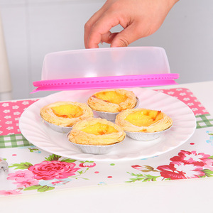 Reusable Plastic Food Storage Lid Round Airtight Microwave Safe Kitchen Bowl Cover for Refrigerator Use - Product Image 1