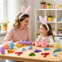Set de Huevos Sorpresa con Figuras Articuladas de Animales Marinos Impresas en 3D, Mini Kit de Juguetes de Criaturas Oceánicas para Niños, Recuerdo de Fiesta, 24 Piezas