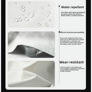 Automne hiver 3-en-1 veste coupe-vent imperméable pour hommes et femmes <span class=keywords><strong>manteau</strong></span> de protection décontracté pour la randonnée Cou - Product Image 3