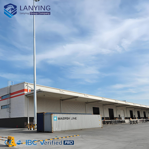 อาคารเหล็กพร้อมไฟโครงคลังสินค้าโครงสร้างเหล็กโรงงานโรงงานต้นทุนต่ำ - Product Image 1