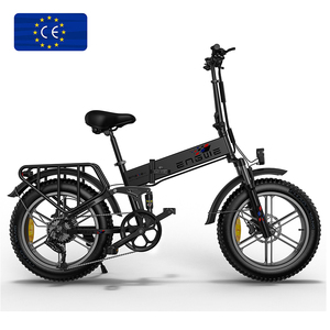 Bicicleta Eléctrica Plegable ENGINE X 250W, Velocidad 25 Km/h, Suspensión Completa, Neumáticos Gruesos de 20*4.0 Pulgadas, Batería de 48V 13Ah, ENGINE X 25 Km/h - Product Image 2