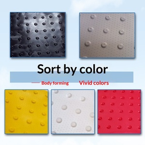 Alfombra de PVC para Ciegos en Paradas de <span class=keywords><strong>Metro</strong></span> y Autobús, Superficie Mate de 8mm de Grosor, Alta Elasticidad, Antidesgaste, para Transporte Público Urbano y Peatones - Product Image 3