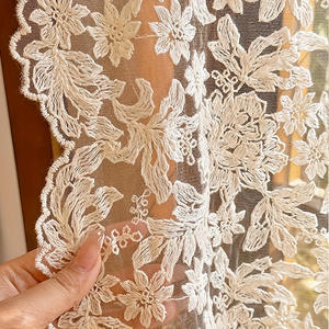 2026 Neue Französische Spitzen-Vorhänge im Creme-Stil, Verdunkelnd und Schalldämmend für Wohnzimmer, Balkon und Schlafzimmer - Product Image 3