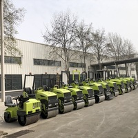 Rouleau compresseur routier vibrant à double tambour KAMA Diesel 1000 kg - Prix