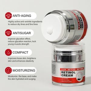 Crema Facial Antienvejecimiento con Retinol de 50 ml al por Mayor, para el Cuidado de la Piel, Hidratante y Reafirmante con Glicerina como Ingrediente Principal - Product Image 4