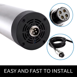 Venta Directa de Fábrica: Motor de Husillo CNC de Alta Precisión de 65 mm y 0.8KW ER11 Refrigerado por Aire para Máquina de Grabado y Fresado CNC para Trabajar la Madera - Product Image 5