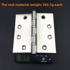 Bisagra de Acero Inoxidable 4.5*4.5*<span class=keywords><strong>3</strong></span> del Fabricante, Bisagra con Rodamiento, Diseño Minimalista de Hoja Suelta, Grosor de <span class=keywords><strong>3</strong></span>.0 mm, para Puerta y <span class=keywords><strong>Ventana</strong></span> Interior del Hogar - Product Image 4