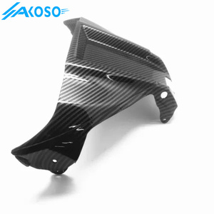 Akoso 3K Khô Sợi Carbon Xe Máy Phụ Kiện Bình Nhiên Liệu Buồng Không Khí Bìa Fairing Cho Kawasaki Zx10r ZX-10R 2016-2020 - Product Image 5