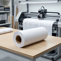 Papier offset blanc en rouleau pour traceur CAD, vente en gros usine