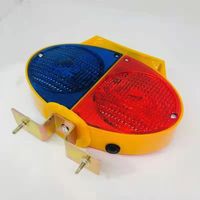Avertissement clignotant ROADSAFE 202*63*192 jaune bleu rouge LED clignotants feu de circulation solaire/feu de barricade avertissement sécurité