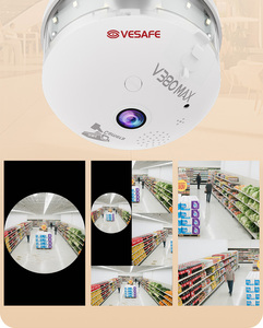 Vesafe V380 PRO Bombilla Reflectora HD PTZ Inalámbrica de 3MP con <span class=keywords><strong>Sensor</strong></span> CMOS de Visión Nocturna para Cámaras de Vigilancia de Seguridad del Hogar - Product Image 5