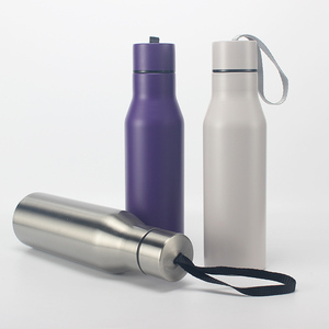 Chao Lang-termo de acero inoxidable para estudiantes, botella deportiva de agua caliente o fría con cuerda, tazas de viaje de 500ml - Product Image 2