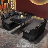 Ensemble table et chaises de style industriel pour bistro, bar, café chic, salon de thé, restaurant commercial et zone de restauration barbecue
