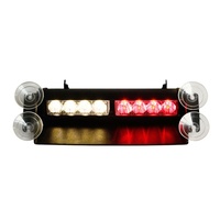 Luz estroboscópica de visera Ed, luz de advertencia de emergencia para salpicadero de coche