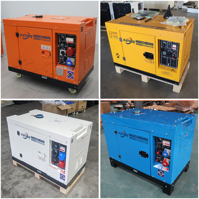 5KW 6KW 7KW 8KW 9KW 10KW 12KW 15KW 20KW 25KW 30KW 50KW Super Silent Diesel Generator 110V/220V/380V Portable Electric Generators