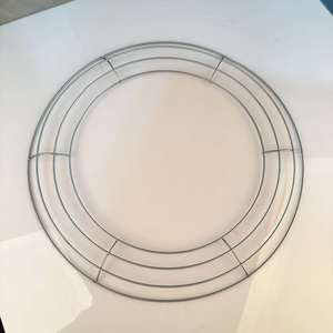 डिय सजावट लोहे कला उत्सव गोल तार माला माला माला माला माला - Product Image 2