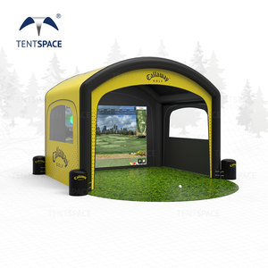 Simulador de <span class=keywords><strong>Golf</strong></span> Inflable para Interiores y Exteriores, Carpa Negra Portátil, Campo de <span class=keywords><strong>Golf</strong></span> Inflable, Pared de Práctica de <span class=keywords><strong>Golf</strong></span> - Product Image 4