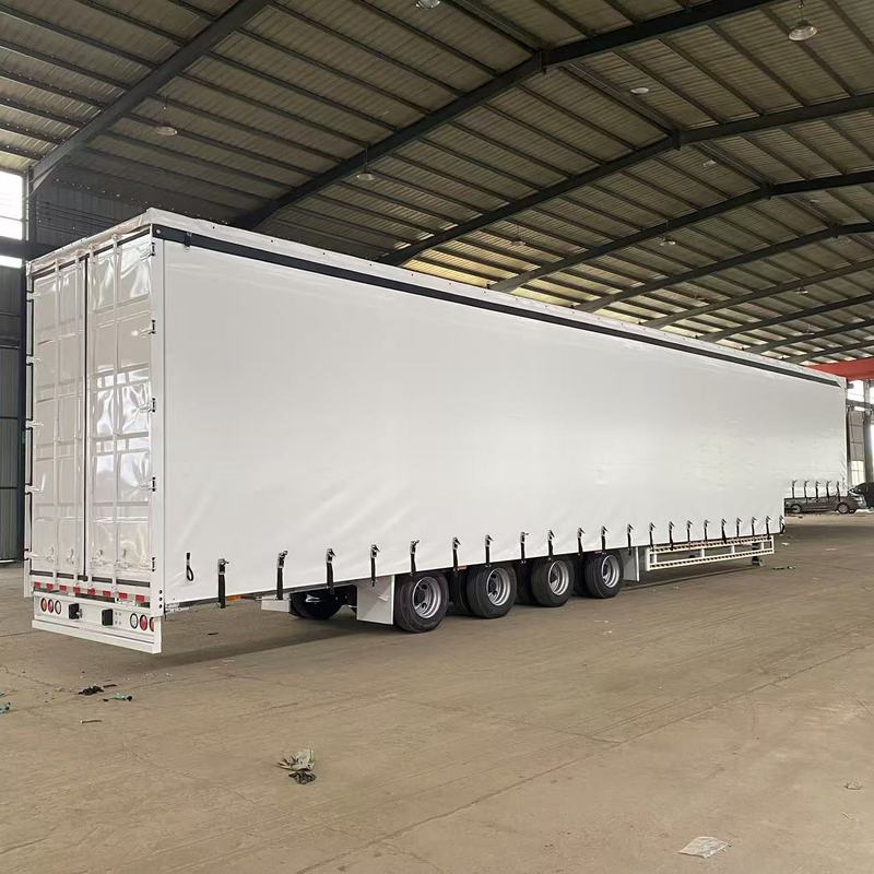 Customized Cargo Trailer Enclosed 4 Axle