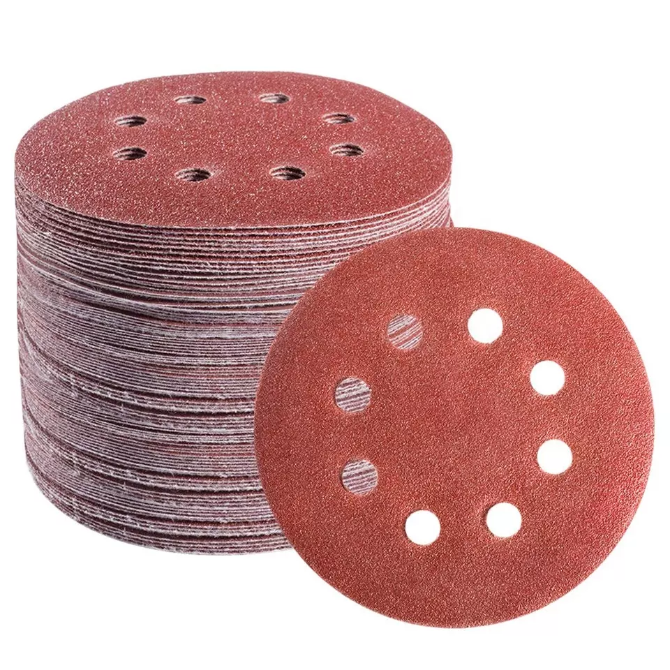 100pcs 2 Inch Hook and Loop Sandpaper for Circular Sander Grits Sanding Sheets -10 Different Grits Sanding Disc