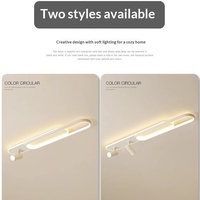 Plafonnier LED moderne et minimaliste en aluminium et fer pour couloir, hall, salon, bureau, entrée, style nordique, modèle Agi32