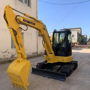 Alta calidad usado <span class=keywords><strong>KOMATSU</strong></span> PC55MR Japón Original usado 5 toneladas Mini excavadora cabina compacta maquinaria de segunda mano jardín <span class=keywords><strong>Bager</strong></span> excavadora - Product Image 3