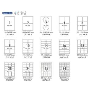 Papier autocollant A4 pour marqueur de produits, autocollant mat, jet d'encre laser, papier autocollant A4, étiquettes d'expédition pour imprimantes laser jet d'encre Fba - Product Image 4