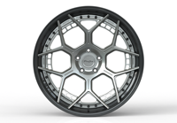 Jantes en alliage d'aluminium deux pièces personnalisées Pinjia 18 19 20 21 22 pouces 5x120 pour voiture de tourisme chevelle 70 corvette c6 z06 c7 c8