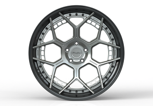 Pinjia Custom dos piezas llantas de aleación de aluminio 18 19 20 21 22 pulgadas 5x120 para turismos <span class=keywords><strong>Chevelle</strong></span> <span class=keywords><strong>70</strong></span> CORVETTE C6 Z06 C7 C8 - Product Image 3