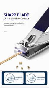 Nouveau <span class=keywords><strong>Kit</strong></span> de Manucure et Pédicure YD 2026 – 18 Pièces en Acier Inoxydable – Coupe-<span class=keywords><strong>Ongles</strong></span> et Outils de Maquillage – Bleu - Product Image 5