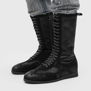 Bottes d'escrime minimalistes Boxing Knight, montantes, cylindriques, à lacets - Product Image 2