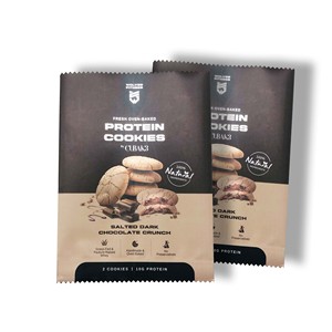 Bolsa con sello trasero Bolsa con forma libre Envasado de alimentos personalizado Snack Bolsas de galletas de chocolate Muestras gratis Barato Personalizable Resellable - Product Image 2