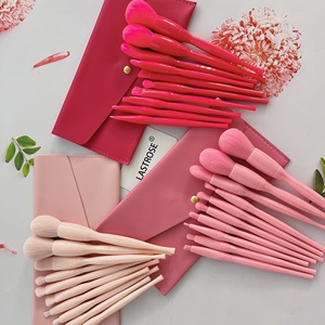 Juego de Brochas de Maquillaje de 11 Piezas, Brochas Cosméticas Premium para Base, Rubor, Corrector, Sombra de Ojos, Cejas, Iluminador, Brochas de Maquillaje Rosas - Product Image 2