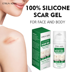 ETRUN ALISA Marque privée <span class=keywords><strong>Gel</strong></span> en <span class=keywords><strong>silicone</strong></span> pour enlever les cicatrices anciennes et nouvelles cicatrices d'acné <span class=keywords><strong>Gel</strong></span> topique lisse pour éliminer l'acné pour les soins de la peau - Product Image 2