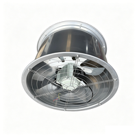 Ventilateur d'extraction industriel à entraînement direct MX-7G 700 mm 3 kW, ventilateur axial pour la circulation de l'air, méthodes d'installation multiples