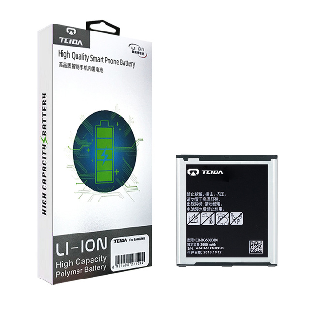 Original for Samsung Grand Prime J1 J5 2016 J7 2015 G530 Black Rechargeable Lithium Battery 5000mAh Mobile Phone Stock 20 Pcs