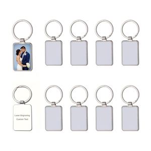 Custom Fashion Digital Photo Printing Zinc Alloy Metal Key Chains Promotion Gifts Laser Logo Sublimation <b>Blank</b> Light <b>Weight</b> - Product Image 1