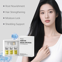 Auf Lager: Haarpflege-Roller-Serum-Set – OEM/Private Labeling Tiefenwirksame Kopfhautpflege-Serumfläschchen / Vegane Formel