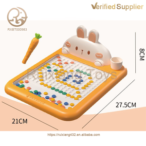 Planche à dessin pour enfants Stylo de contrôle magnétique pour enfants Planche à dessin pour nourrissons Éducation précoce Puzzle Jouets - Product Image 5